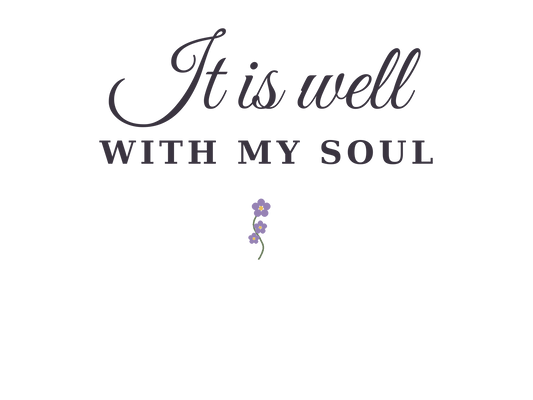 It is well with my soul floral design
