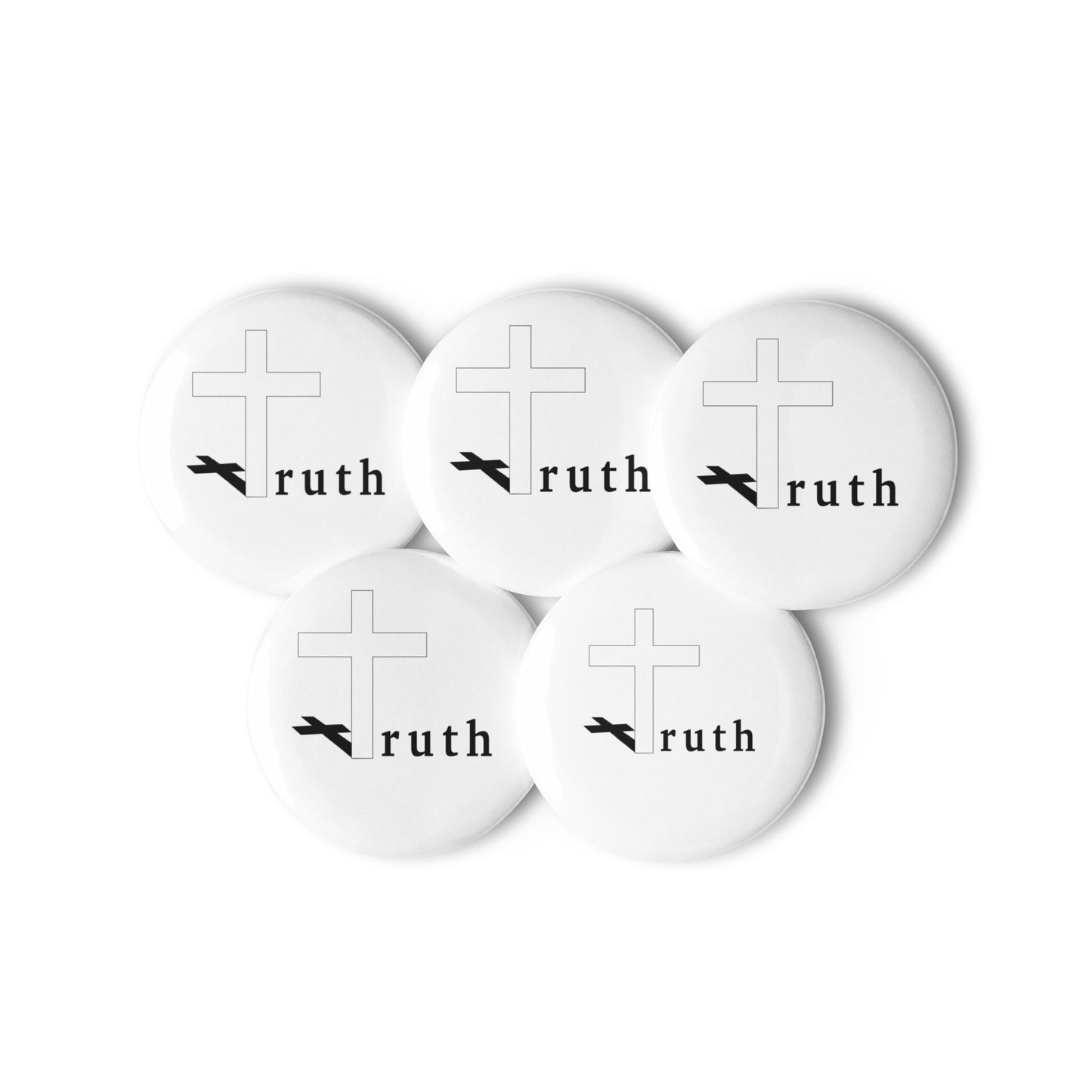 Set of pin buttons