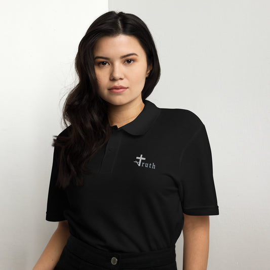 Unisex pique polo shirt